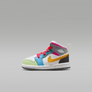 Nike Jordan 1 Mid SE Schoenen Kinderen Gekleurd Nederland | 263157-PXJ