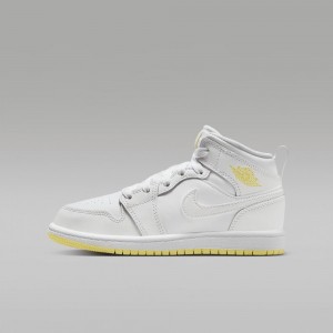 Nike Jordan 1 Mid Schoenen Kinderen Wit Nederland | 871234-AFJ