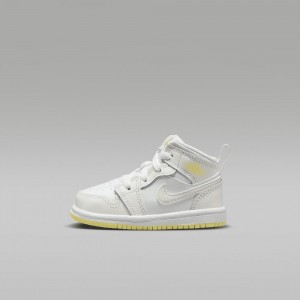 Nike Jordan 1 Mid Schoenen Kinderen Wit Nederland | 475961-TJK