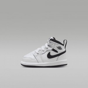Nike Jordan 1 Mid Schoenen Kinderen Wit Nederland | 347065-NVA