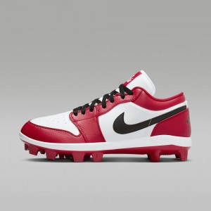 Nike Jordan 1 Retro MCS Low Schoenen Heren Rood Wit Zwart Nederland | 850479-TXM
