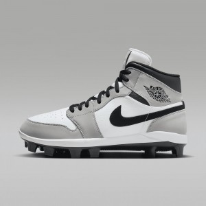 Nike Jordan 1 Retro MCS Schoenen Heren Grijs Wit Zwart Nederland | 653829-SGD