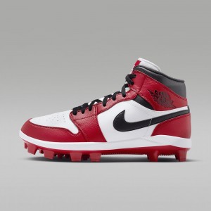 Nike Jordan 1 Retro MCS Schoenen Heren Rood Wit Zwart Nederland | 670935-PQA