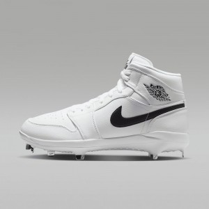 Nike Jordan 1 Retro Metal Schoenen Heren Wit Zwart Nederland | 042917-NZD