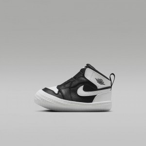 Nike Jordan 1 Schoenen Kinderen Zwart Wit Nederland | 647301-OMT