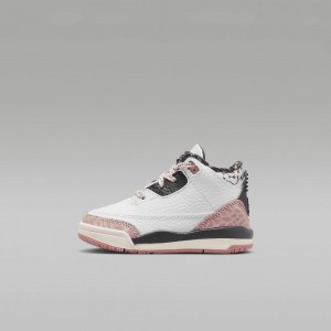 Nike Jordan 3 Retro "Ivory" Schoenen Kinderen Wit Rood Donkergrijs Nederland | 587130-LFG