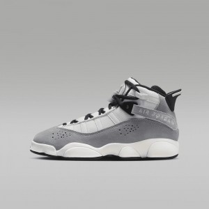 Nike Jordan 6 Rings Schoenen Kinderen Grijs Nederland | 054927-HDP