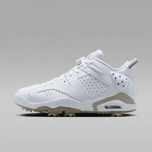 Nike Jordan Retro 6 G Schoenen Heren Wit Khaki Nederland | 950862-YDK