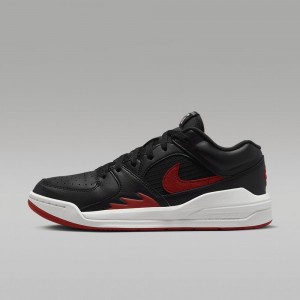 Nike Jordan Stadium 90 Schoenen Dames Zwart Wit Rood Nederland | 462197-YNQ