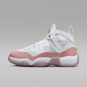 Nike Jumpman Two Trey Schoenen Dames Roze Wit Nederland | 418395-EKU