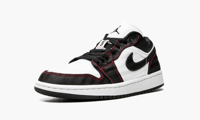 Nike AIr Jordan 1 Low SE UTL 'White / Black / Red' Schoenen Dames Wit Zwart Rood Nederland | 381590-NVK