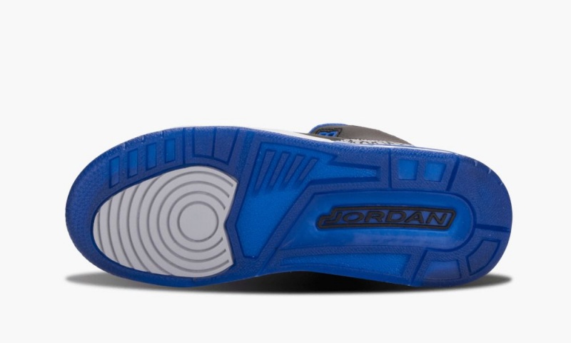 Nike AIr Jordan 3 Retro BG 'Sport Blue' Schoenen Kinderen Zwart Blauw Grijs Nederland | 632054-ETR