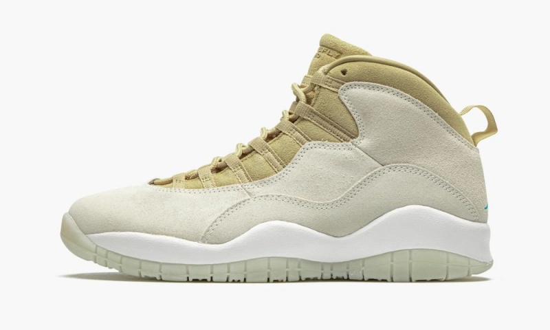 Nike Air Jordan 10 RETRO SP \'SOLEFLY\' Schoenen Heren Groen Lichtbruin Nederland | 068924-HBS