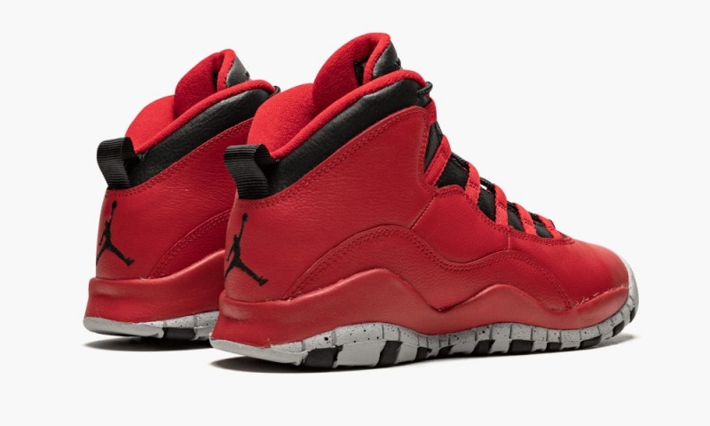 Nike Air Jordan 10 Retro 30th BG 'Bulls Over Broadway' Schoenen Kinderen Rood Zwart Nederland | 407289-IJK