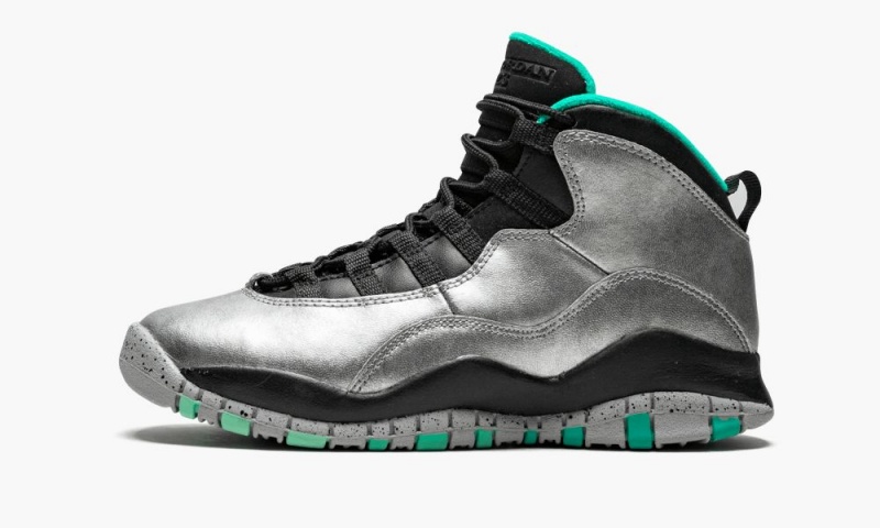 Nike Air Jordan 10 Retro 30th BG \'Lady Liberty\' Schoenen Kinderen Metal Goud Zwart Nederland | 931804-IMQ