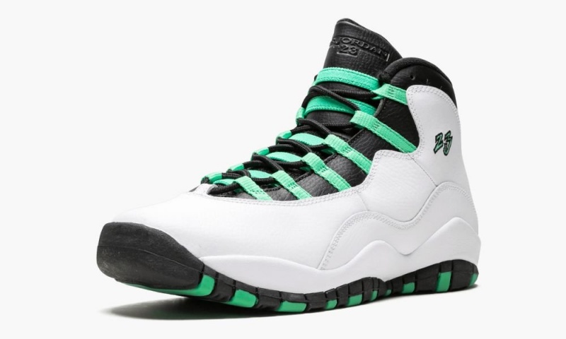 Nike Air Jordan 10 Retro 30th GG 'Verde' Schoenen Kinderen Wit Zwart Groen Nederland | 572036-FAE