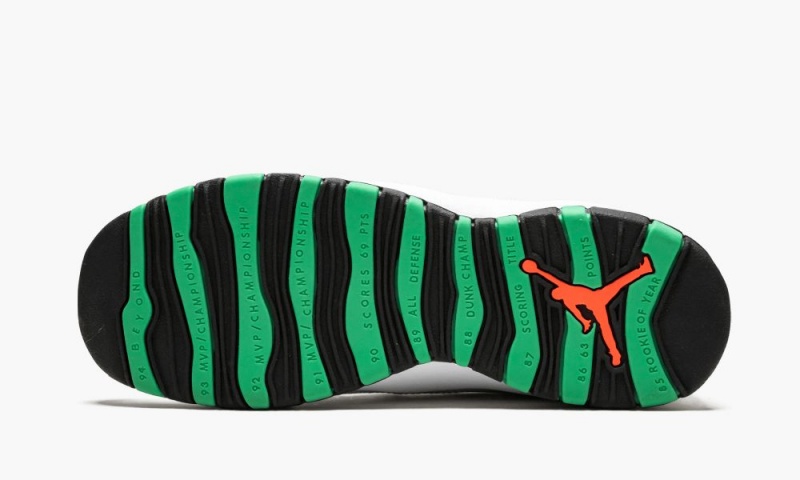 Nike Air Jordan 10 Retro 30th GG 'Verde' Schoenen Kinderen Wit Zwart Groen Nederland | 572036-FAE