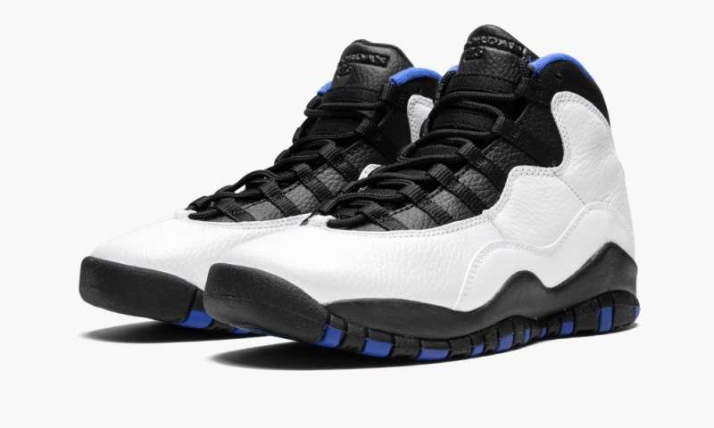 Nike Air Jordan 10 Retro (GS) 'City Pack - Orlando' Schoenen Kinderen Wit Zwart Koningsblauw Blauw Nederland | 175968-KRI