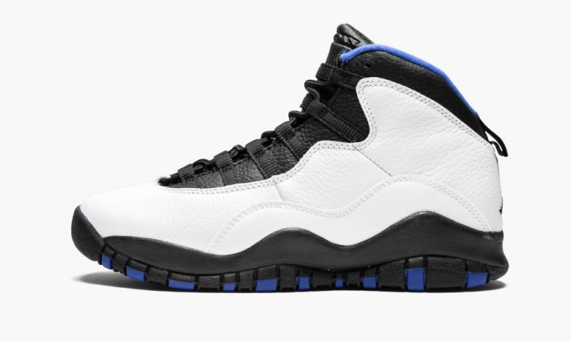 Nike Air Jordan 10 Retro (GS) \'City Pack - Orlando\' Schoenen Kinderen Wit Zwart Koningsblauw Blauw Nederland | 175968-KRI