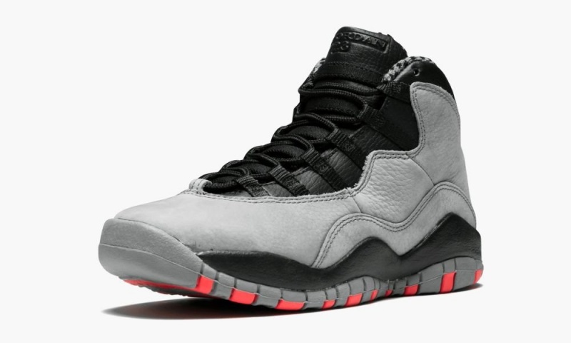 Nike Air Jordan 10 Retro (GS) 'Cool Grey' Schoenen Kinderen Grijs Zwart Nederland | 509726-OBR