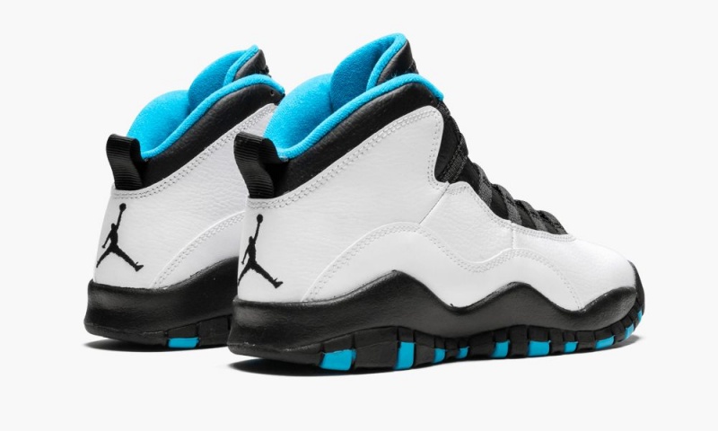 Nike Air Jordan 10 Retro (GS) 'Powder Blue' Schoenen Kinderen Wit Blauw Zwart Nederland | 274068-VFG