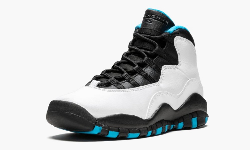 Nike Air Jordan 10 Retro (GS) 'Powder Blue' Schoenen Kinderen Wit Blauw Zwart Nederland | 274068-VFG