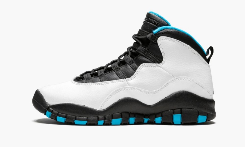 Nike Air Jordan 10 Retro (GS) \'Powder Blue\' Schoenen Kinderen Wit Blauw Zwart Nederland | 274068-VFG