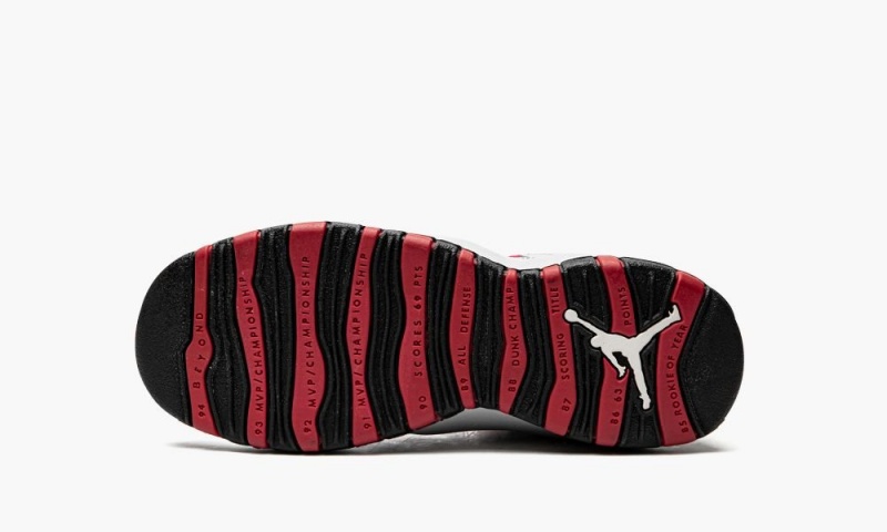 Nike Air Jordan 10 Retro (GS) Schoenen Kinderen Grijs Zwart Rood Nederland | 815702-GPL