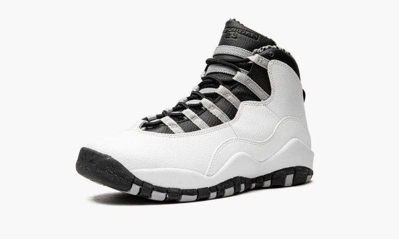 Nike Air Jordan 10 Retro GS 'Steel' Schoenen Kinderen Wit Nederland | 748092-VGC
