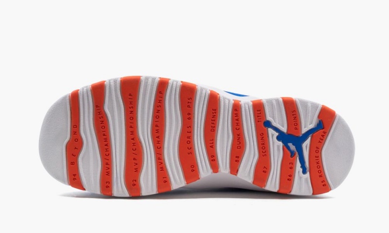 Nike Air Jordan 10 Retro (GS) 'Tinker' Schoenen Kinderen Blauw Oranje Zwart Nederland | 057829-FAZ
