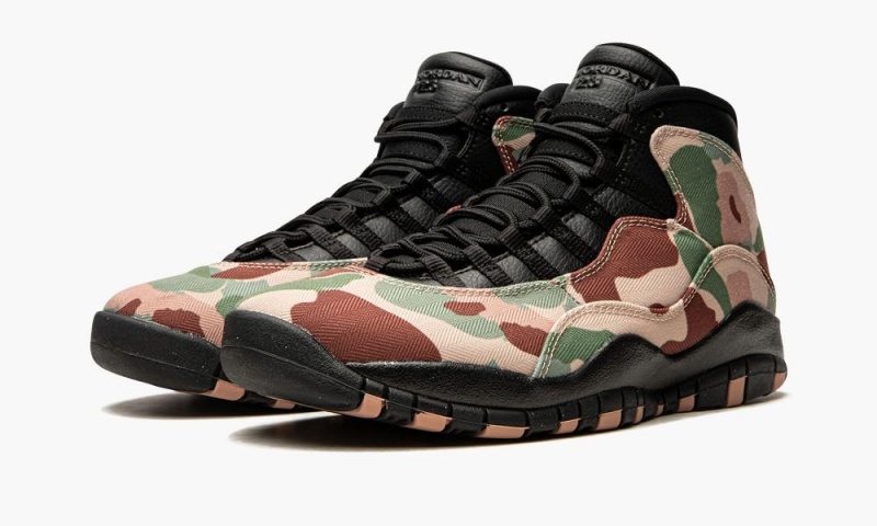 Nike Air Jordan 10 Retro 'Rattan Desert Camo' Schoenen Heren Gekleurd Nederland | 649583-AES
