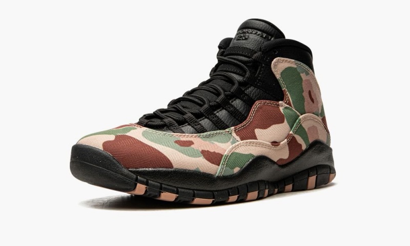 Nike Air Jordan 10 Retro 'Rattan Desert Camo' Schoenen Heren Gekleurd Nederland | 649583-AES