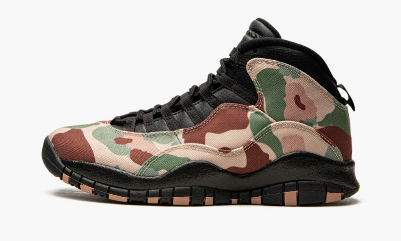 Nike Air Jordan 10 Retro \'Rattan Desert Camo\' Schoenen Heren Gekleurd Nederland | 649583-AES