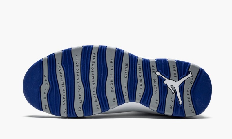 Nike Air Jordan 10 Retro TXT 'Old Royal' Schoenen Heren Wit Koningsblauw Nederland | 391872-NAD