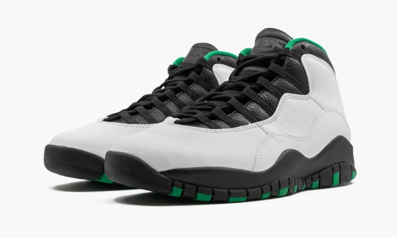 Nike Air Jordan 10 'Seattle Supersonics' Schoenen Heren Wit Zwart Groen Geel Nederland | 659803-PVA