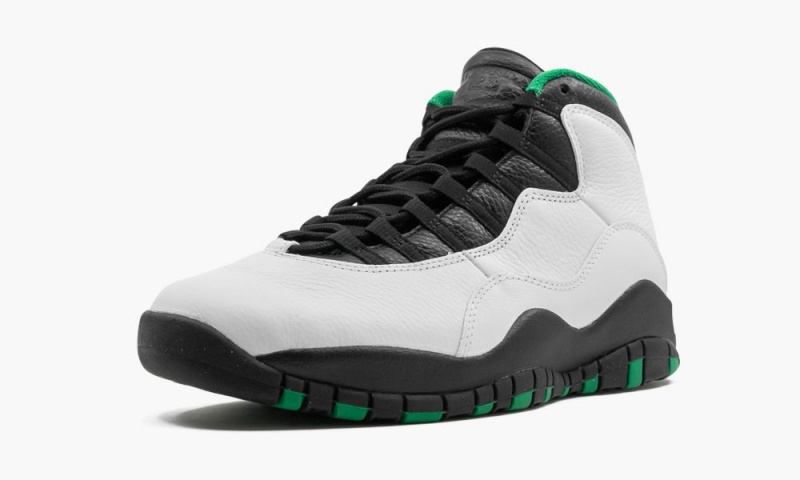 Nike Air Jordan 10 'Seattle Supersonics' Schoenen Heren Wit Zwart Groen Geel Nederland | 659803-PVA