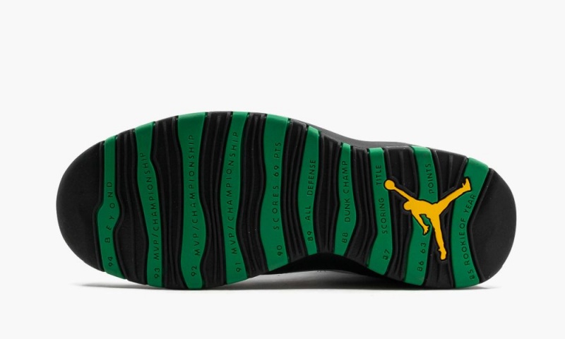 Nike Air Jordan 10 'Seattle Supersonics' Schoenen Heren Wit Zwart Groen Geel Nederland | 659803-PVA
