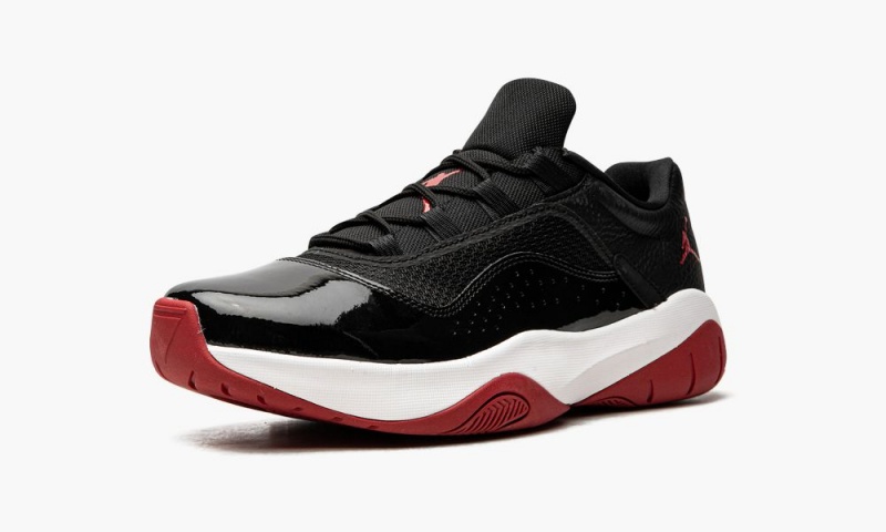 Nike Air Jordan 11 CMFT Low 'BRED' Schoenen Heren Zwart Wit Rood Nederland | 605287-FSM