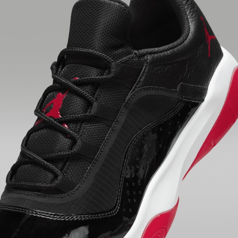 Nike Air Jordan 11 CMFT Low Schoenen Heren Zwart Wit Rood Nederland | 392184-QCS