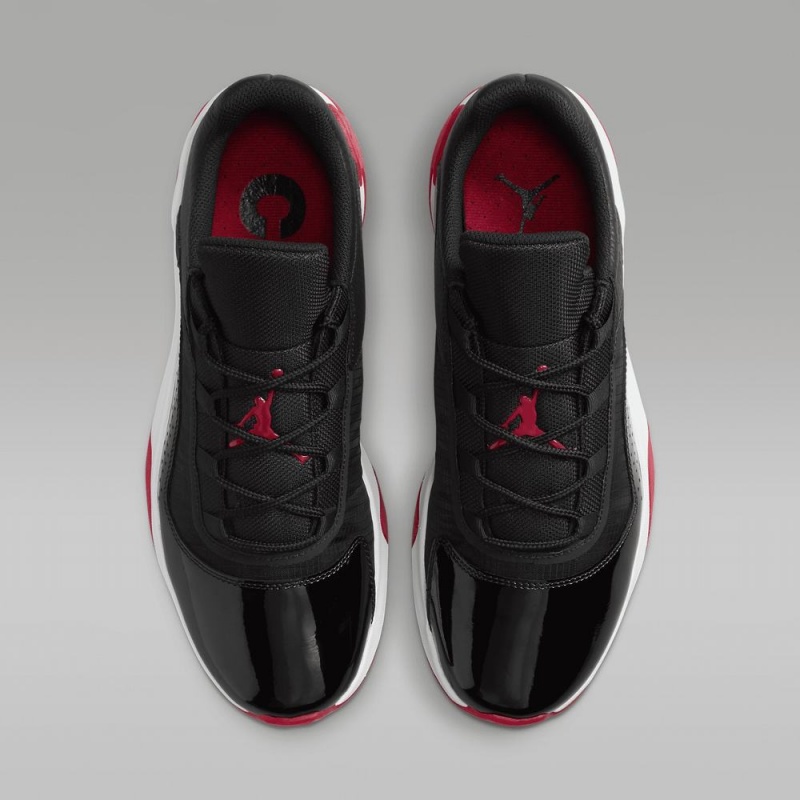 Nike Air Jordan 11 CMFT Low Schoenen Heren Zwart Wit Rood Nederland | 392184-QCS