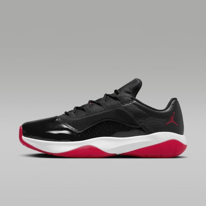 Nike Air Jordan 11 CMFT Low Schoenen Heren Zwart Wit Rood Nederland | 392184-QCS