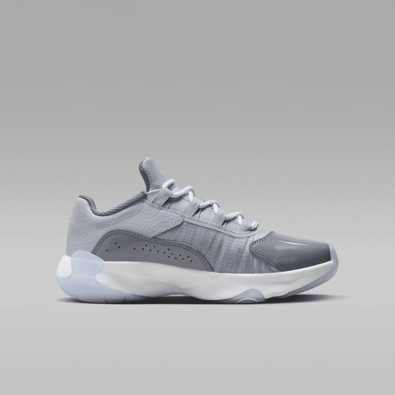 Nike Air Jordan 11 CMFT Low Schoenen Kinderen Grijs Wit Grijs Nederland | 058312-DZL