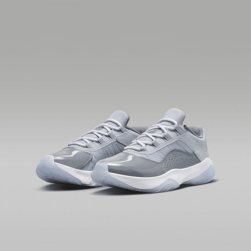 Nike Air Jordan 11 CMFT Low Schoenen Kinderen Grijs Wit Grijs Nederland | 058312-DZL