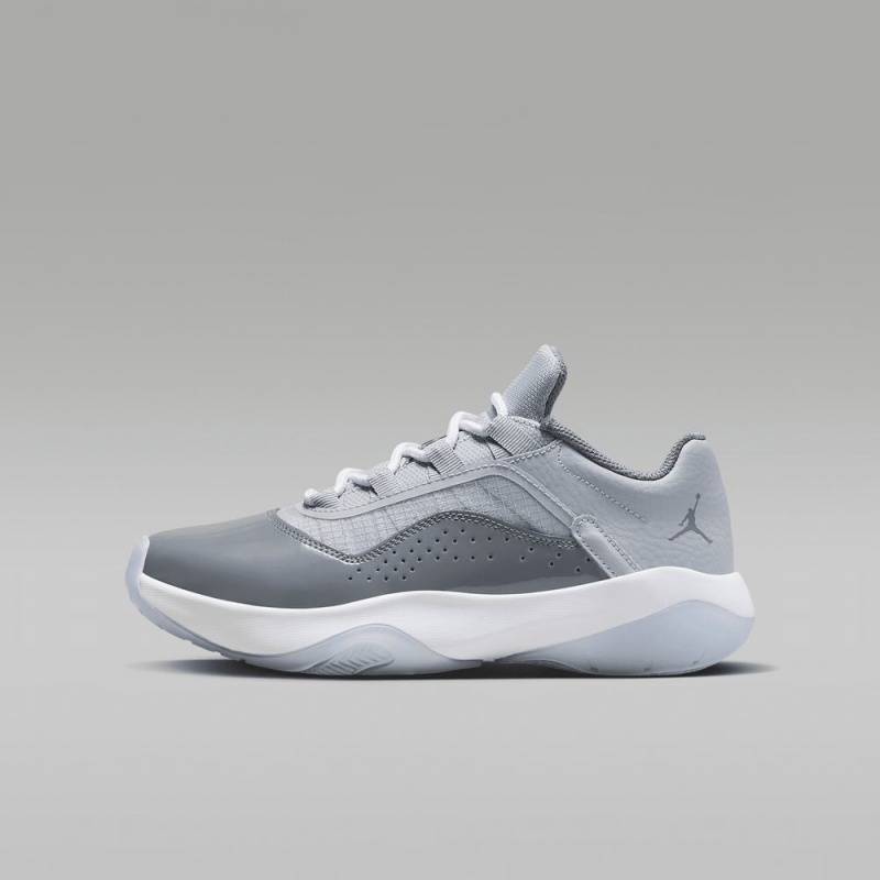 Nike Air Jordan 11 CMFT Low Schoenen Kinderen Grijs Wit Grijs Nederland | 058312-DZL