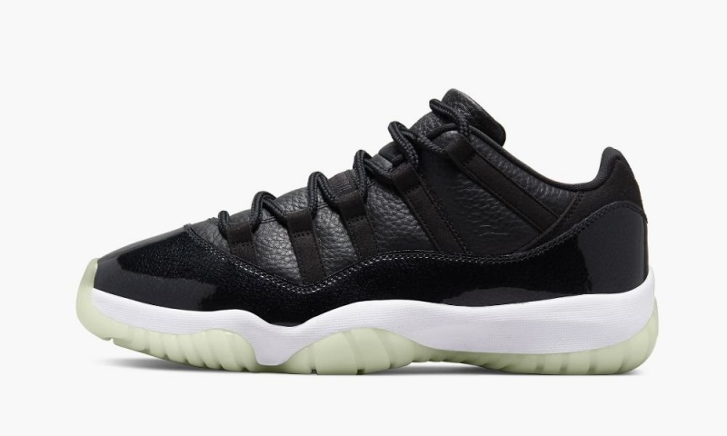 Nike Air Jordan 11 Low '72 - 10' Schoenen Heren Zwart Rood Wit Nederland | 905783-GOR