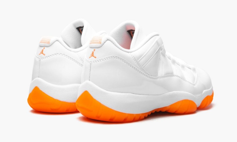 Nike Air Jordan 11 Low 'Bright Citrus' Schoenen Dames Wit Lichtoranje Nederland | 695038-OBT