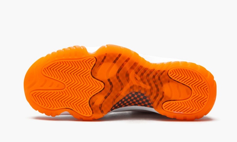 Nike Air Jordan 11 Low 'Bright Citrus' Schoenen Dames Wit Lichtoranje Nederland | 695038-OBT