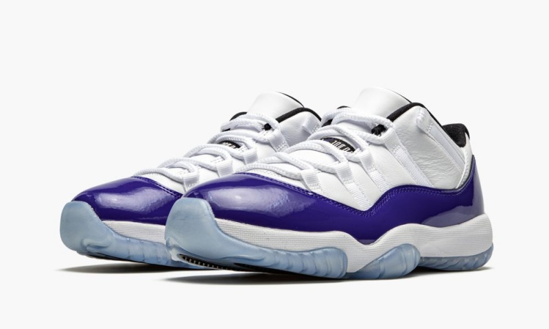 Nike Air Jordan 11 Low 'Concord Sketch' Schoenen Dames Wit Koningsblauw Nederland | 179820-KDM