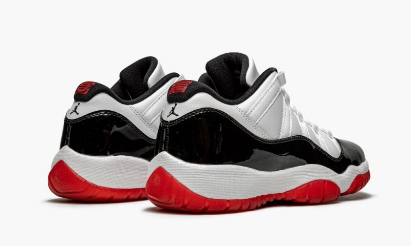 Nike Air Jordan 11 Low GS 'Concord Bred' Schoenen Kinderen Wit Rood Zwart Nederland | 012695-EBI