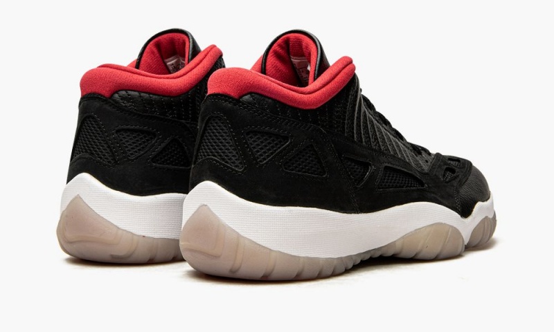 Nike Air Jordan 11 Low IE 'Bred 2021' Schoenen Heren Zwart Wit Rood Nederland | 596234-ITL